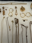 Large Tray of Gold Filled Jewelry