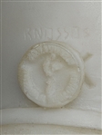 Hermes of Praxiteles Alabaster Bust Signed Knossos