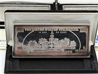 (3) 2005 $100 Bills Washington Mint 4 Troy Ounces of Silver in Each Bar