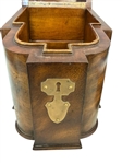 Maitland Smith Mahogany and Brass Knife/Cutlery Box