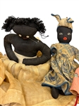 (9) Black Americana Hand Made Dolls