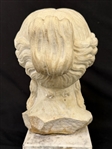 Roman Marble Head of a Woman on Marble Plinth