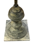 Belgian Eight-Light Weathered Zinc Garden Table Candelabra