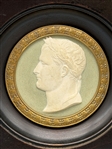 Napoleon Bonaparte Porcelain Portrait Medallion