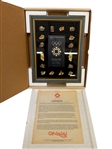 Limited Edition Sarajevo 1984 Olympic Pin Framed Set Original Box