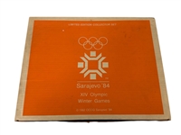 Limited Edition Sarajevo 1984 Olympic Pin Framed Set Original Box