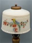 Aladdin Reverse Painted Parrot Table Lamp