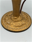 Aladdin Reverse Painted Parrot Table Lamp