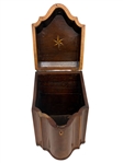 Vintage Mahogany Cutlery Box With Brass Mounts
