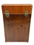 Vintage Mahogany Cutlery Box With Brass Mounts