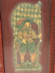 European Wax Sculpture Gentleman Framed
