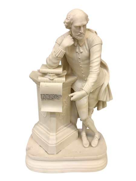 Parian Ware William Shakespeare Sculpture
