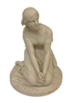 Parian Ware Joan of Arc Sculpture 