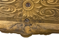 (2) Brass Letter/Napkin Holders