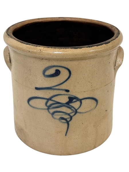 (2) Gallon Stoneware Bee Sting Crock