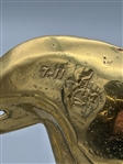 Virginia Metalworks Brass Inkwell