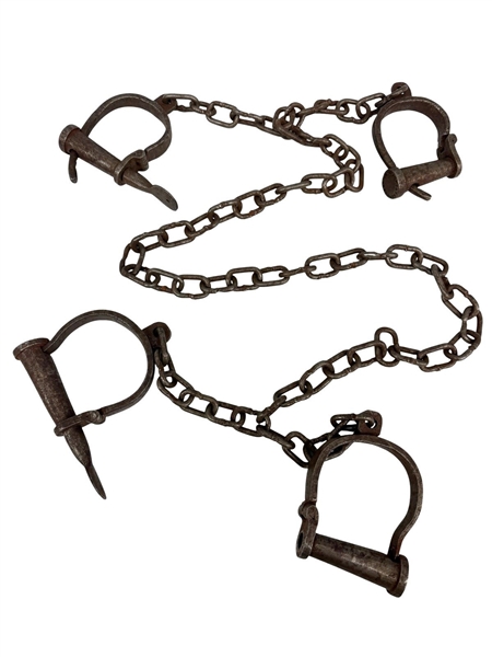 Alcatraz Copies Hand and Leg Irons With Keys