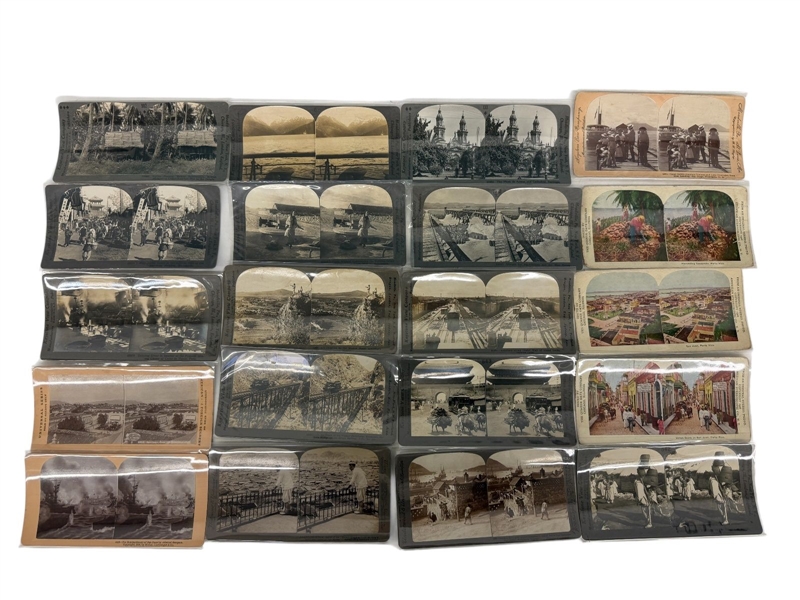 (20) Stereoview Cards: Puerto Rico, Bombardment of San Juan, Others