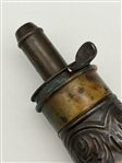 Civil War Era American Flask and Cap Co. Antique Gun Powder Flask