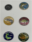 Complete Run of Fish Ohio Pins From 1980-2014