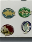 Complete Run of Fish Ohio Pins From 1980-2014