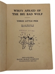 Who's Afraid of the Big Bad Wolf 1933 Walt Disney Children's Book