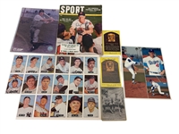 Group of Baseball Ephemera; Signed Rosen, Kell, Conlan, Musial