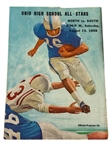 (5) Ohio High School Basketball and Football Programs 1950's-1970's.