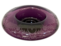Pairpoint Glass Etched Center Bowl