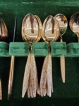 Oneida Gold Electroplated Flatware Golden Spring Garden