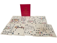 1994 Postage Stamps of China Book, (9) Worldwide British Commonwealth Pages of Stamps