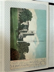 154 (2) Photo Albums With TOC Postcards; Leather, Borders, Black Americana, Holidays