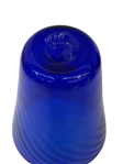 (11) Signed Hand Blown Cobalt Drinking Set 