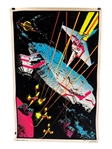 1980 Funky Enterprises Poster "Empire Attack" Blacklight