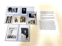 (9) Group of Frank Sinatra Black and White Photographs