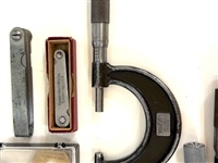 Machinists Tools: Micrometers, Screw Patch Gauges, Brown and Sharpe, Lufkin, Starret