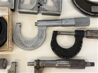 Machinists Tools: Micrometers, Screw Patch Gauges, Brown and Sharpe, Lufkin, Starret