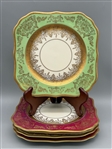 (5) Hutschenreuther Square Edgerton Plates