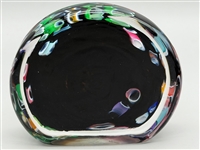 Millefiori Desk Clock Paperweight