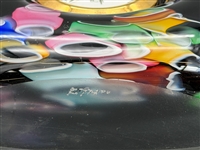 Millefiori Desk Clock Paperweight