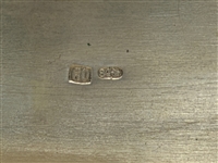 .875 Russian Silver Zolotniki Hinged Etched Box
