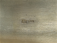 .875 Russian Silver Zolotniki Hinged Etched Box
