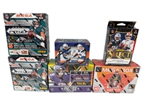 (6) Unopened NFL Trading Card Boxes; Prizm, Phoenix, Select, Totally Certified