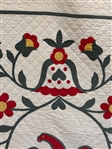 Hand Made Applique Quilt With Federal Eagle Design