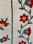 Hand Made Applique Quilt With Federal Eagle Design