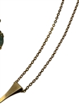 14k Gold Jade and Citrine Jewelry Necklace and Bracelet
