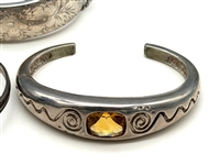 (3) Sterling Silver Bracelets; Lunt, Tracey, RPH