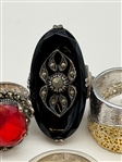 (4) Sterling Silver Rings: Cavia silver and 18k, Revilla, Others