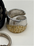 (4) Sterling Silver Rings: Cavia silver and 18k, Revilla, Others