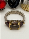 (4) Sterling Silver Rings: Cavia silver and 18k, Revilla, Others